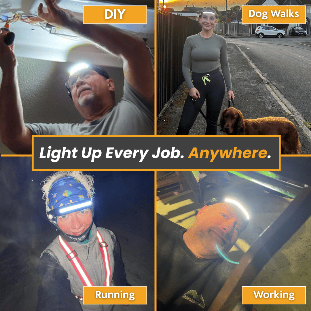 Examples of headlamp use
